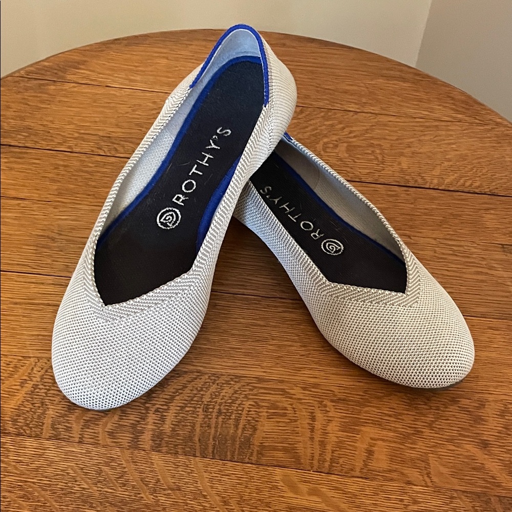Rothy's Gray Ballet Flats